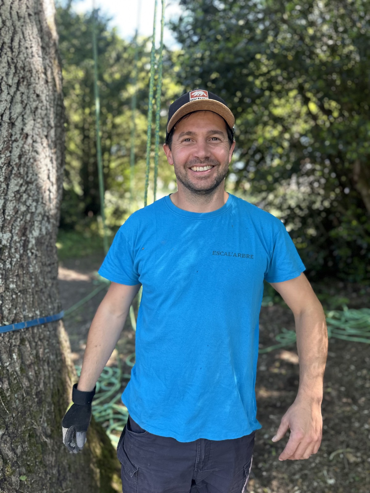 Thierry éducateur grimpe d'arbre